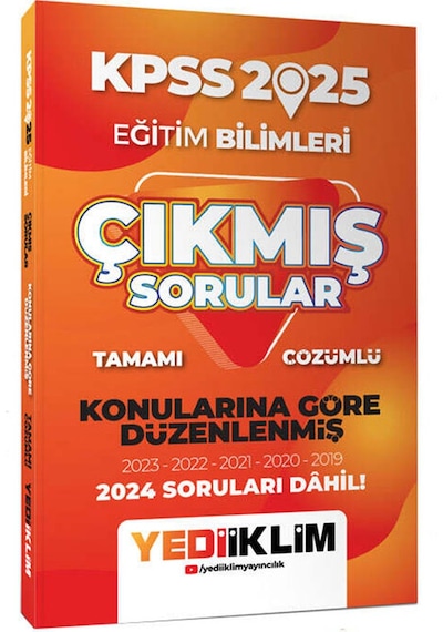 Yediiklim / Kpss Eğitim Bilimleri Çıkmış Sorlar Konularına Göre 2025