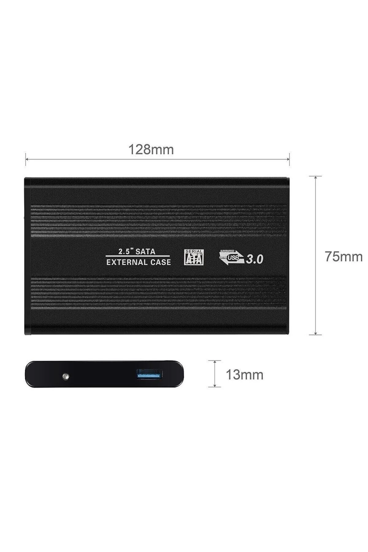 2.5 Hdd Kutusu Usb 3.0 Hardisk Kutusu Metal Gövde Harici Kutu Ssd Kutusu Desteği Windows Mac Için