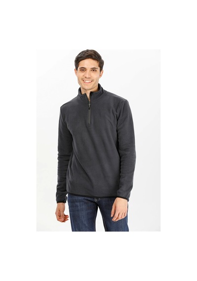 Exuma Half Zip Melange Polar M Siyah