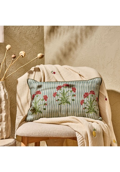 Soft Fonsy Kırlent - Renkli - 30x50 Cm Çok Renkli