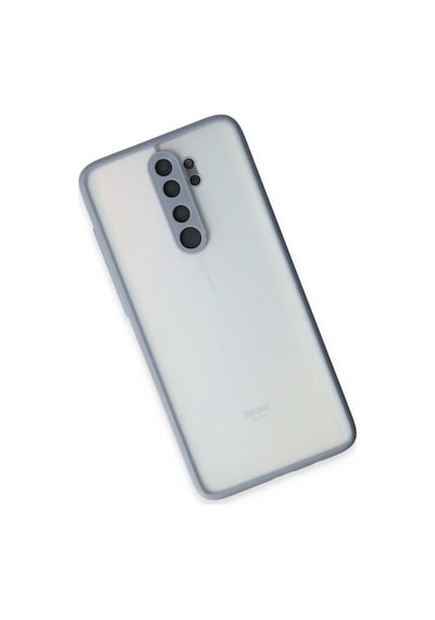 Xiaomi Redmi Note 8 Pro Kılıf Montreal Silikon Kapak - Gri -