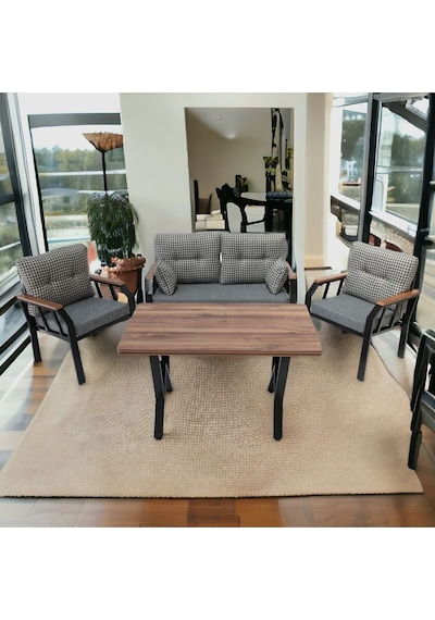 Tu Tienda Nergiz 2 1 1 Masa Bahçe Balkon Mobilyası,kazayağı Kazayağı Tu Tienda Nergiz 2 1 1 Masa Bahçe Balkon Mobilyası,kazayağı Kazayağı