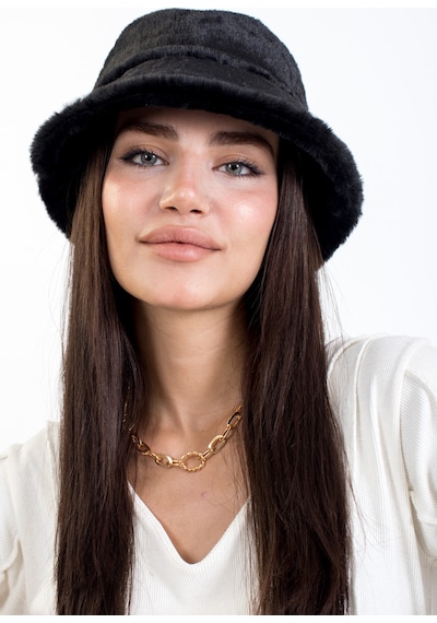 Ladycolor Lady Color Yumuşak Dokulu Bucket Şapka Siyah