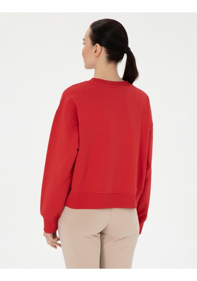 Pierre Cardin Kadın Kırmızı Sweatshirt 50308055-vr030 Kırmızı