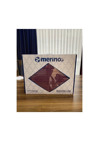 Handanca Merinos Modern Line 3 Parça Battaniyeli Yatak Örtüsü Mor