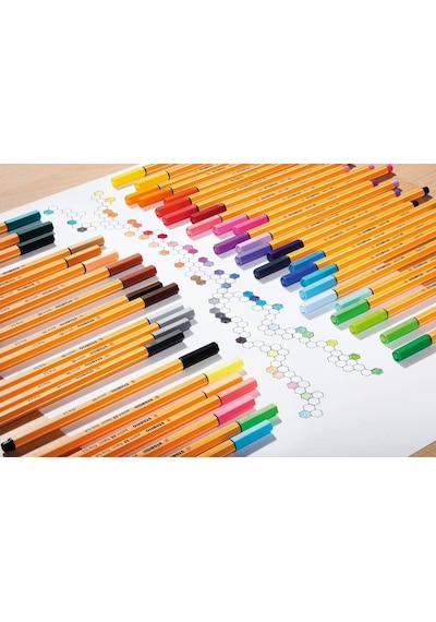 Stabilo Keçe Uçlu Ince Kalem 88 Point 0.4 Mm Mavi 88-41