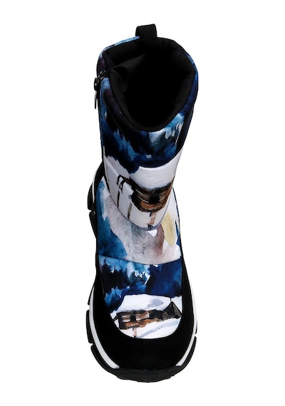Kadın Vegan Çok Renkli Kar Botu - Snow And Ink Tasarım Multicolor