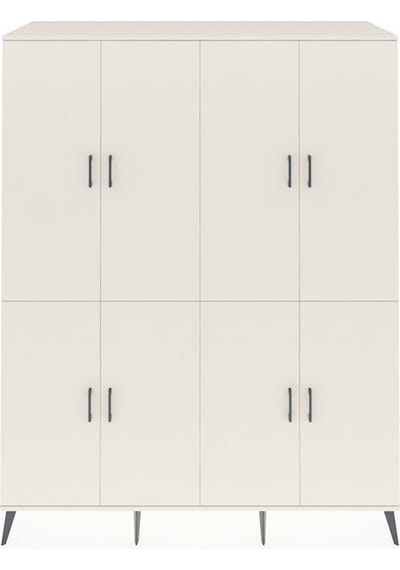 Kronos Gardrop 4 Raflı 8 Kapaklı 4 Askılı 176x59x221 Aytaşı-aytaşı/antrasit Beyaz Kronos Gardrop 4 Raflı 8 Kapaklı 4 Askılı 176x59x221 Aytaşı-aytaşı/antrasit Beyaz
