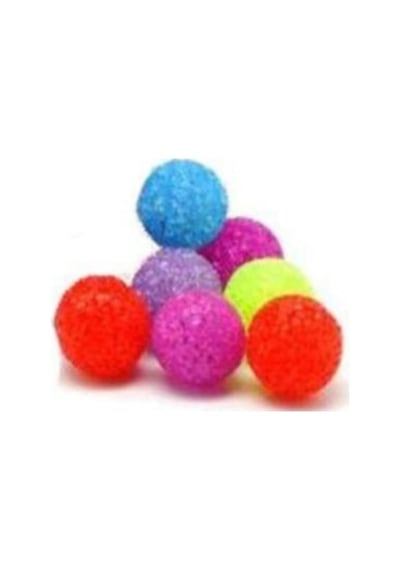 Maxi Life 3.5 CM Zilli Top Kedi Oyuncağı Çok Renkli