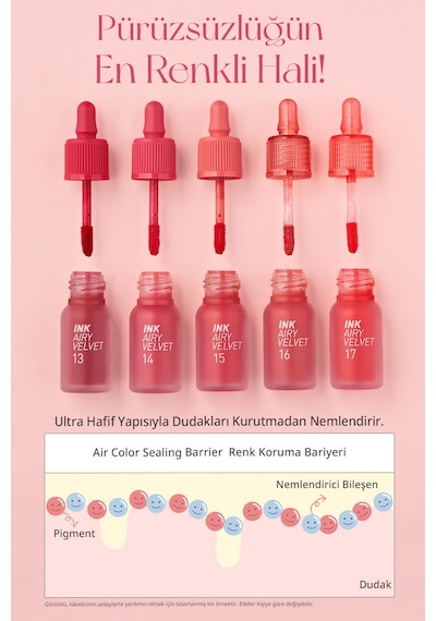 Peripera Ink Airy Velvet 15 Soft Coral 15