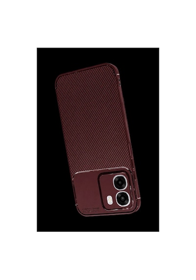 Oppo Oppo A6t 5g Auto Focus Karbon Kapak - Bordo