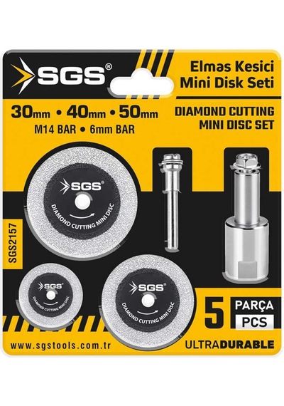 Sgs2157 Elmas Kesici Mini Disk Seti 5 Parça