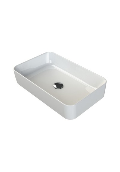 60x38 Cm Turkuaz Seramik Lavabo, Şık Ve Kullanışlı 508 Yeşil