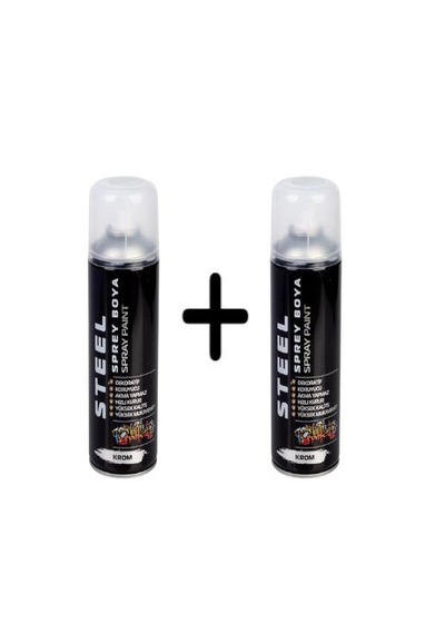 Steel Sprey Boya 400ml Krom St-0529 3223-2 Adet