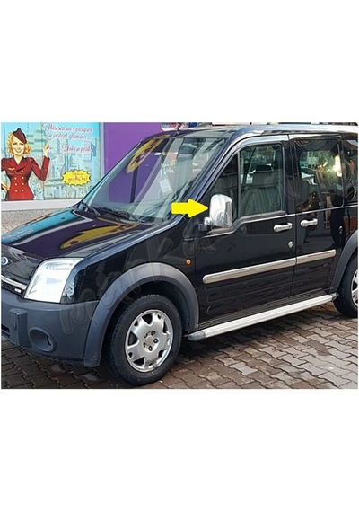 Woc Chrome Ford Connect Krom Ayna Kapağı 2002-2009 2 Parça Abs Kr
