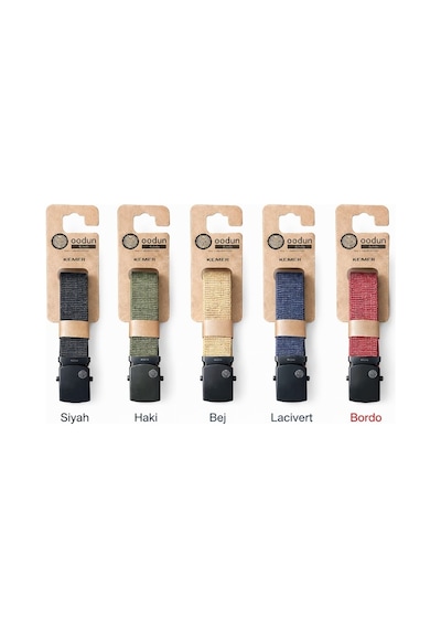 Oodun Unisex Ayarlanabilir Kemer 120 Cm Dayanıklı, Hafif, Outdoor & Günlük Kullanım Bej