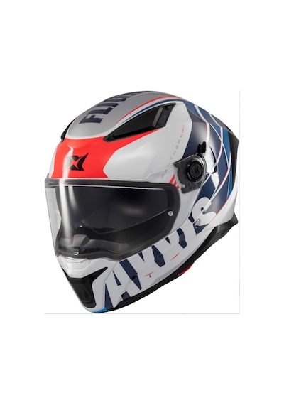 Axxis Panther SV A7 Full Face Güneş Vizörlü Ece 22.06R Motosiklet Kaskı Beyaz Parlak Mavi