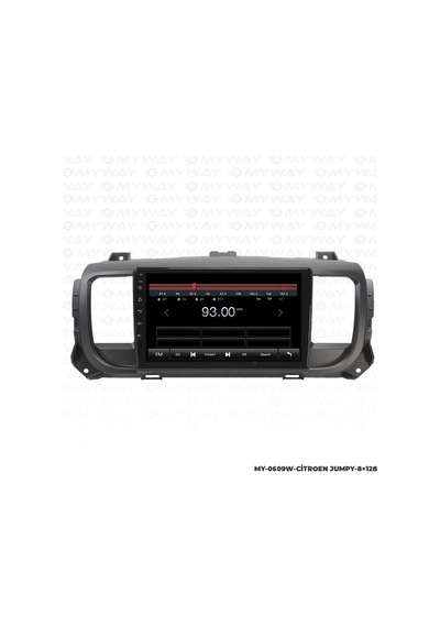 Myway Citroen Jumpy Android Multimedya Carplay Navigasyon Ekran - 8gb Ram+128 Gb Hdd - Myway