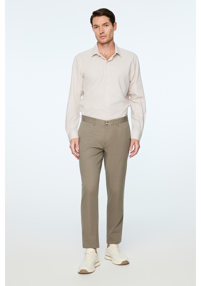 Morven Erkek Çağla Yeşili Pamuk Trend Düz Slim Fit Chino Pantolon 26ys003008705 Çağla Yeşili
