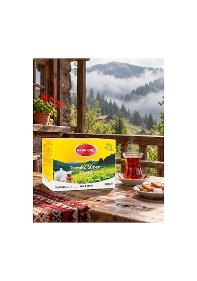 Neşe Çay Siyah Demlik Poşet Çay 50 x 10 G