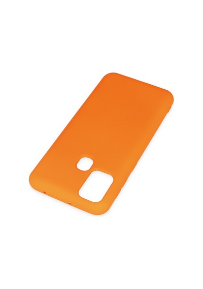 Newface - 563 - Samsung Galaxy M31 Kılıf Nano İçi Kadife Silikon - Edntrend - - Turuncu