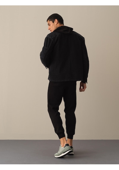 Xint Gri Oversize Pamuk Denim Gömlek Ceket 700867