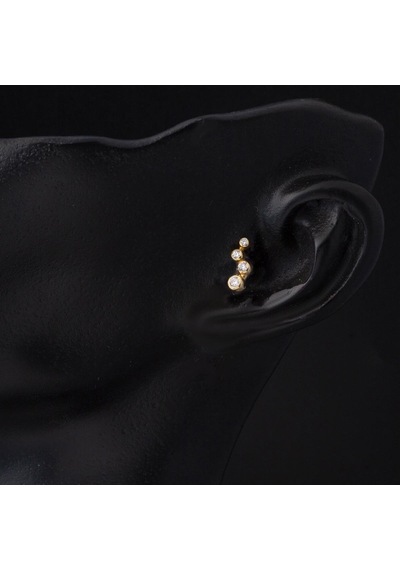Bilezikci 14 Ayar Altın Piercing Tragus Küpe Kphsy14k22500 Sarı