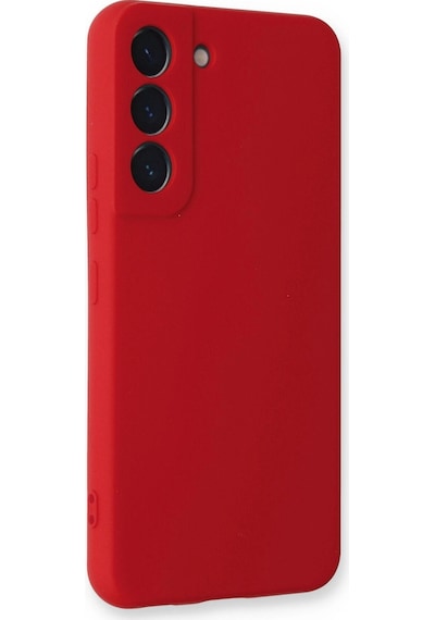 Samsung Uyumlu Galaxy S23 Plus Kılıf Nano İçi Kadife Silikon Kırmızı