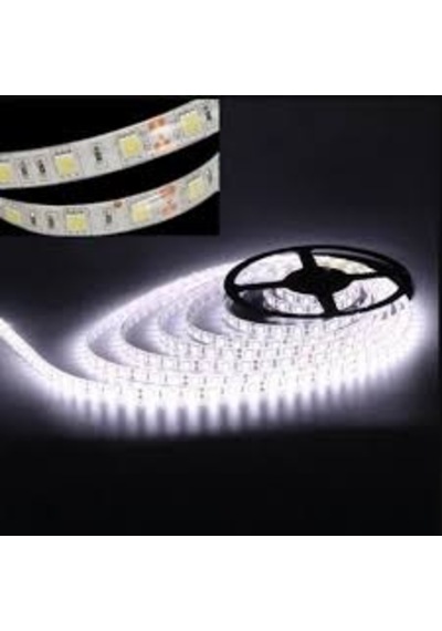 3 Çip 5050 Li Beyaz İç Mekan Şerit Led 5 Metre