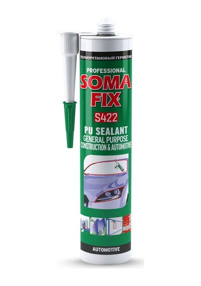 Somafix Beyaz 280 Ml Poliüretan Mastik Oto Cam Kaporta Pu Mastik Silikon S421