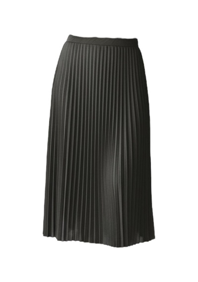 Eren Style Pileli Pamuklu Dokuma Viskon Kışlık Etek 95 Cm - 38-48 Antrasit