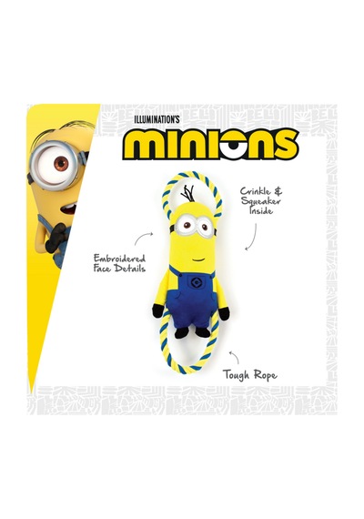 Happy Pet Minions Kevin Double Tug Köpek Çekiştirme Oyuncağı Small