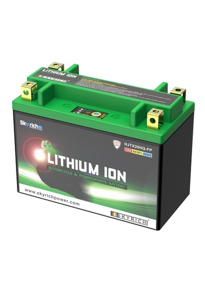 Hjtx20hq-fp Skyrich Lityum Motosiklet Aküsü 12.8v 8ah 480cca 175 87 130
