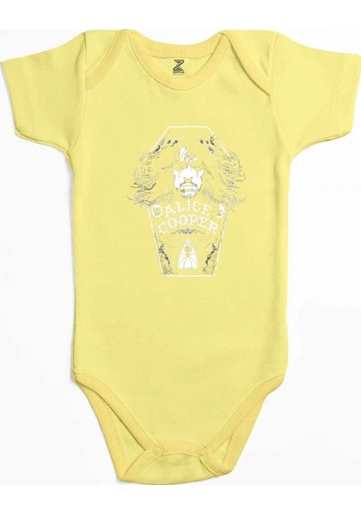 Zepplin Giyim Alice Cooper Moon Of Alice Sarı Bebek Body Zıbın