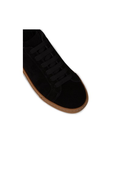 Deery Erkek Hakiki Süet Siyah Sneaker Ayakkabı - 02018msyhc03 Siyah