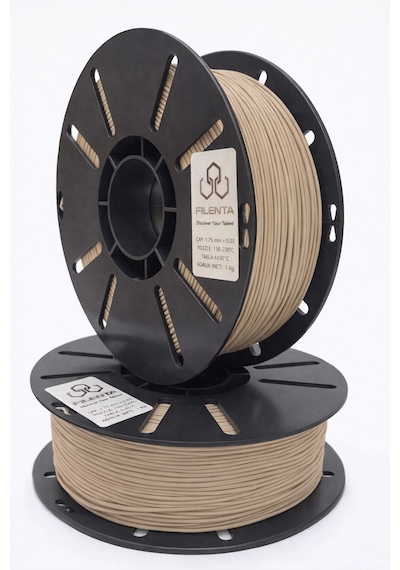 Filenta Açık Kahve Pla Premium Filament 1.75mm 1kg