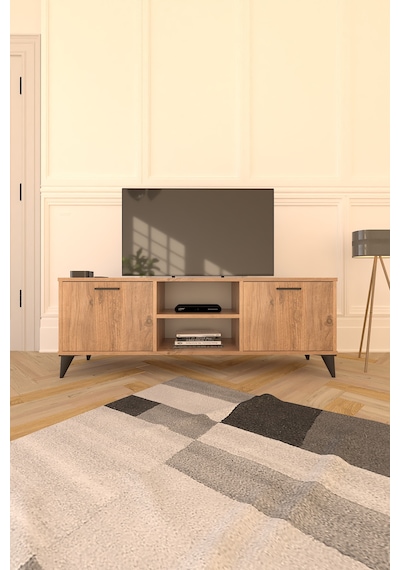 Mosse Tv Sehpası Tv Ünitesi Televizyon Sehpası Çam 140 Cm Atlantik Çam