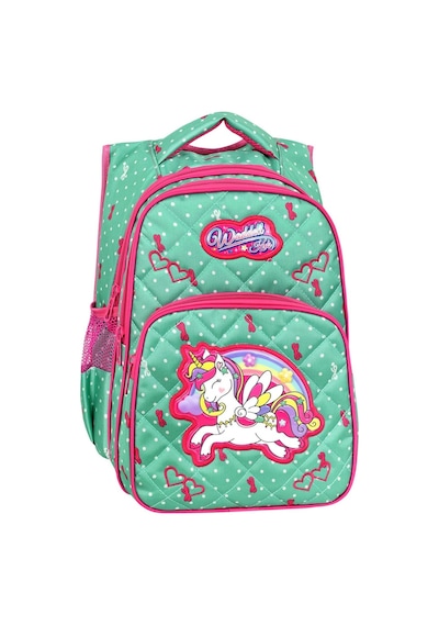 Waddell Lisanslı Mint Yeşili Unicorn Desenli İlköğretim Okul Sırt Çantası