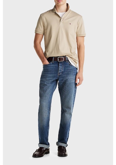 Tommy Hilfiger Erkek Polo Yaka T Shirt Mw0mw39994 Rbt Kum Kum