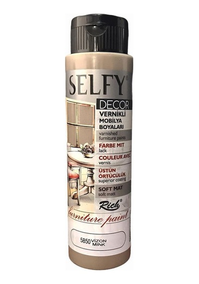 Rich Selfy Decor Vernikli Boya 500 Cc 5850 Vizon