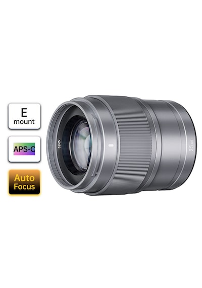 Yongnuo 35mm F/1.8s Da Art Aps-c Otofokus Lens, Gümüş Sony E
