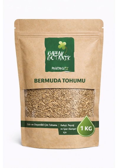 Bermuda Çim Tohumu Kurak Ve Susuz Alanlara Özel Cynadon Dactylon 1 Kg