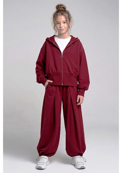 Dmb Kids Kız Eşofman Takım 26kdmb9986 Bordo