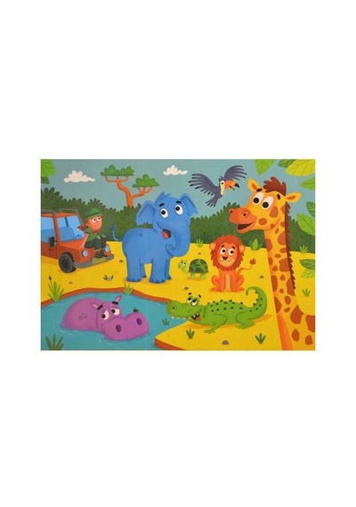 Eolo 60 Parça Yer Puzzle Safari 4+