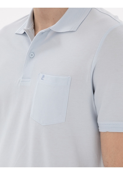 Pierre Cardin Erkek Buz Mavisi Tişört Basic 50306552-vr095 Buz Mavisi