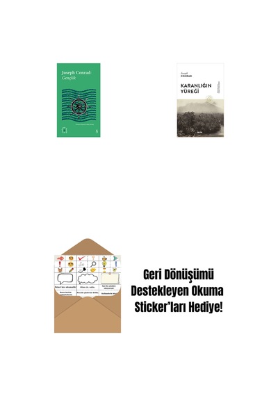 Everest Açıkhava 36 - Gençlik + Karanlığın Yüreği Ciltli + Okuma Sticker'ları
