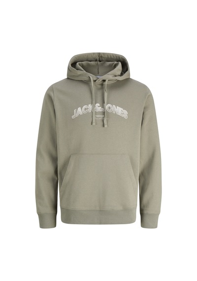 Jack & Jones Erkek Regular Fit Gögüs Baskili Sweatshirt - Avery - 12298451 Vetiver