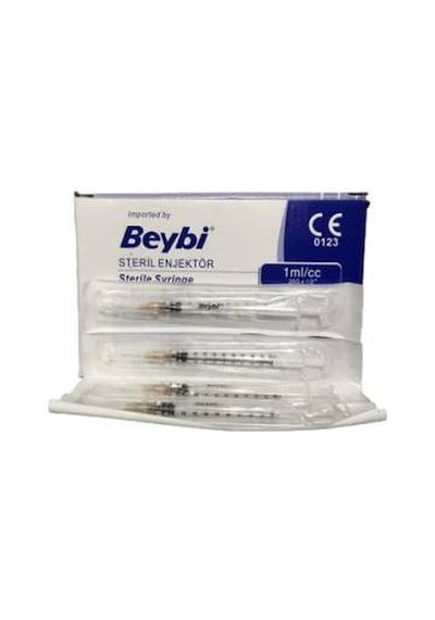 Beybi 1 Cc İnsülin İğnesi Enjektörü 100 Adet ( Beybi 1Ml )