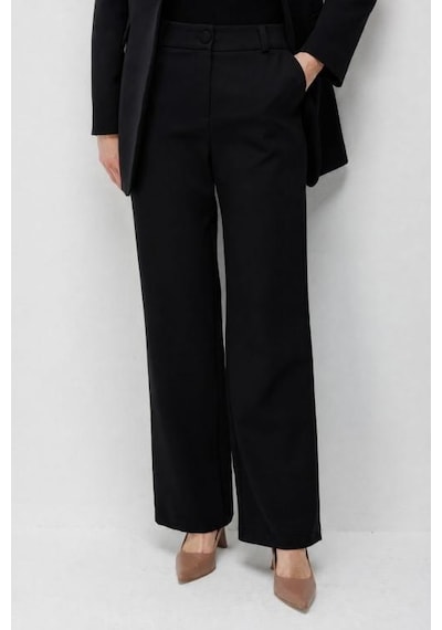 Mizalle Basic Double Klasik Siyah Pantolon