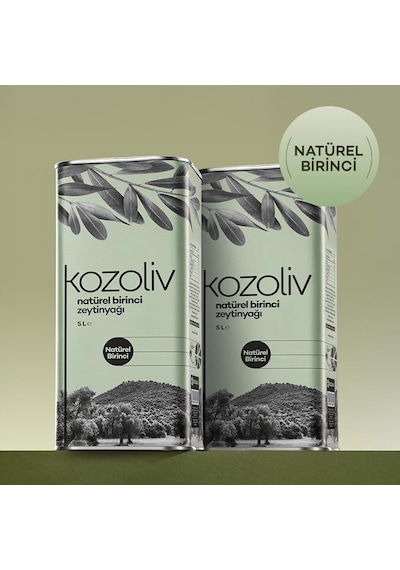 Kozoliv Natürel Birinci Zeytinyağı 2 x 5 L